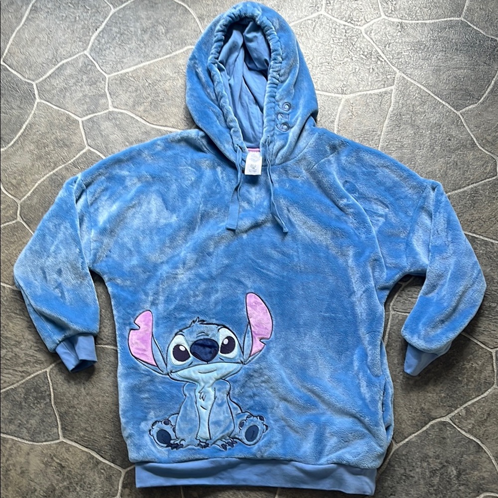 Disney Stitch 626 Plush Hoodie